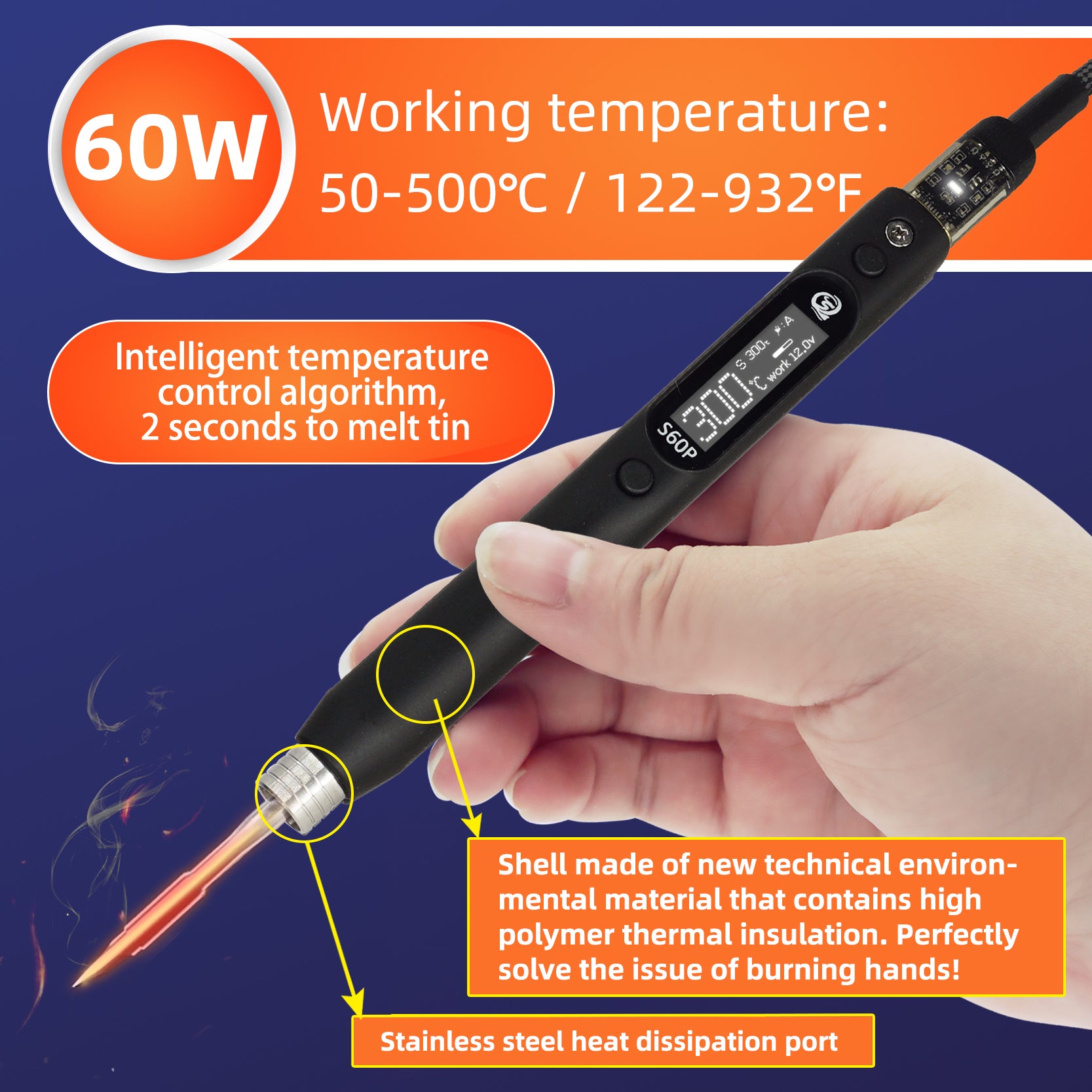 SEQURE S60P soldering iron