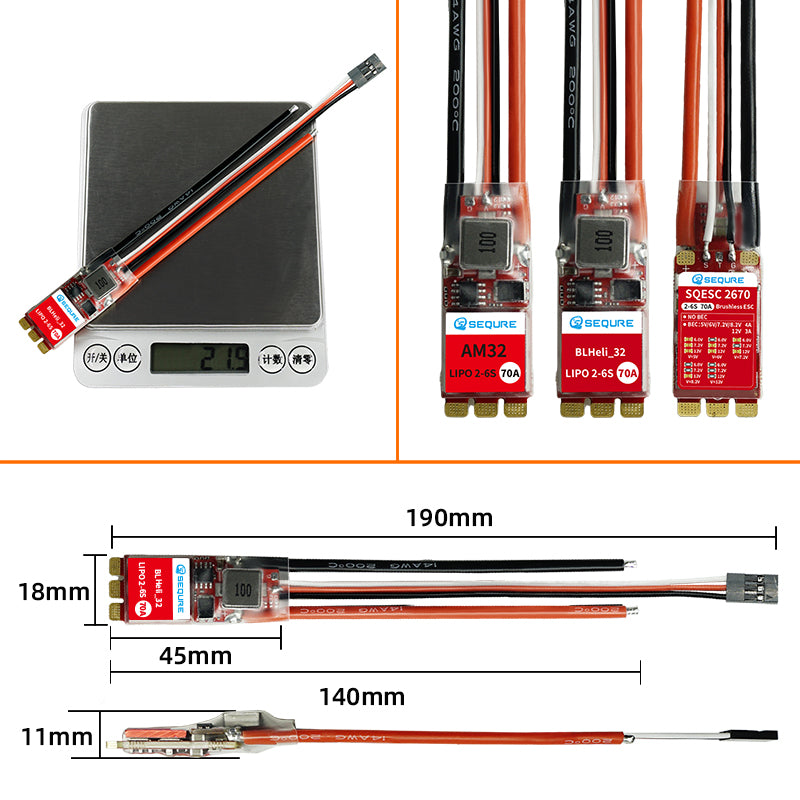 SQESC 2670 Dimensions