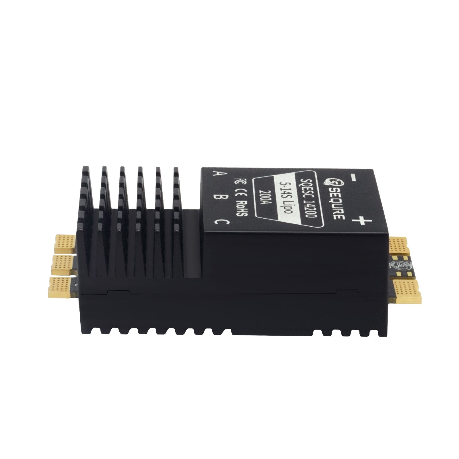 SEQURE SQESC 14200 & 14200M & 14200 Pro Brushless ESC 5-14S Lipo Power Supply 200A AM32/ESCape32/BLHeli_32 Firmware Suitable for Multi-rotor Drones Airplane Models Crop Protection Aircraft Helicopters Model Ships RC Model Cars Surfboards