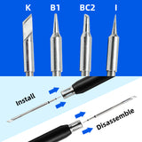 SEQURE S99 Soldering Iron Support PD/QC/DC/PPS Power Supply Compatible with C245 Tip for Drone RC Model Welding Repair Tool Anti-static Welding Pen