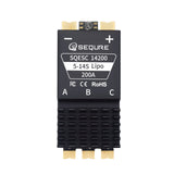SEQURE SQESC 14200 & 14200M & 14200 Pro Brushless ESC 5-14S Lipo Power Supply 200A AM32/ESCape32/BLHeli_32 Firmware Suitable for Multi-rotor Drones Airplane Models Crop Protection Aircraft Helicopters Model Ships RC Model Cars Surfboards