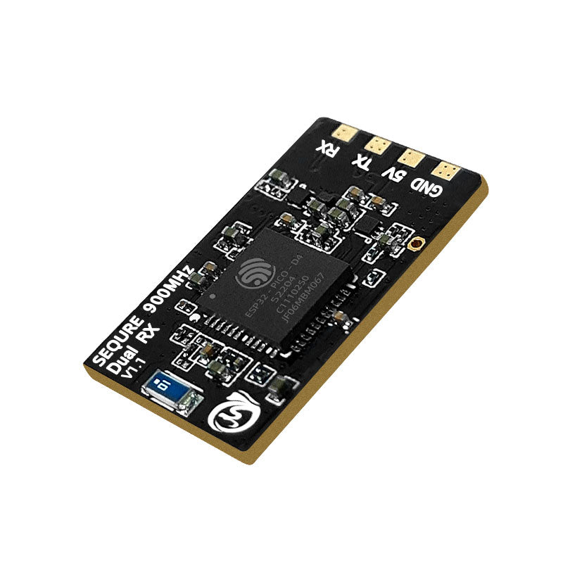 SEQURE ELRS 915MHz/868MHz Dual RX True Diversity Dual Antenna Receiver FPV Racing Drone Fixed Wing Small Size Long Distance Low Latency