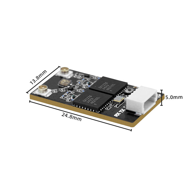 SEQURE ELRS 915MHz/868MHz Dual RX True Diversity Dual Antenna Receiver FPV Racing Drone Fixed Wing Small Size Long Distance Low Latency