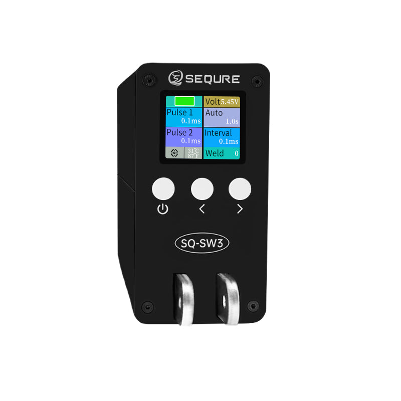 SEQURE SQ-SW3 Capacitor Energy Storage Spot Welder 18650 / 21700 Lithium Battery Nickel Strip Copper Strip Spot Welding DIY Power Battery Pack