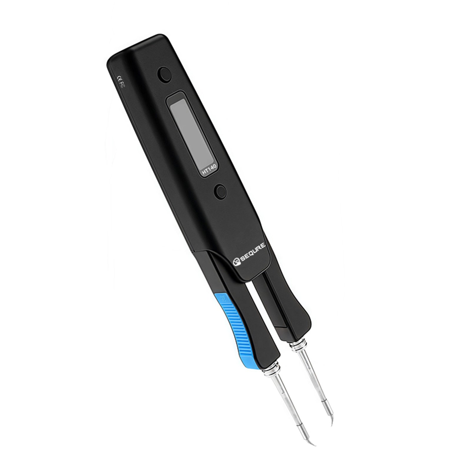 SEQURE HT140 2-IN-1 Hot Tweezers And Soldering Iron Compatible with C210 Soldering Tips And C120 Hot Tweezers Cartridge Tips Desoldering Tips Support PD QC DC Power Supply Desoldering Repair Tool for SMD