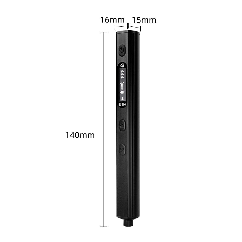 SEQURE ES666 Smart Somatosensory Recognition Electric Screwdriver with Manual & Electric Modes, Support Sensing / Fixed / Automatic Working Modes, Suitable for Repair Disassembly Assembly RC Models Drones Mobile Phones Computers Electronics