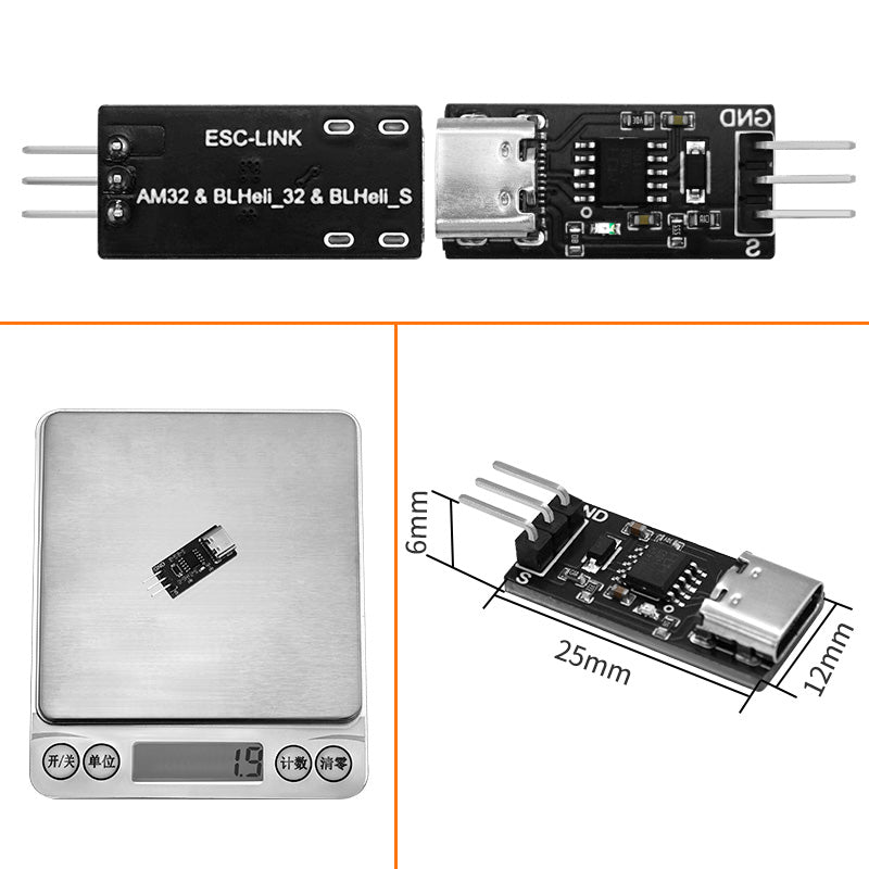 SEQURE SQESC 2670 Brushless ESC 2-6S Lipo powered 70A Firmware BLHeli_32 / AM32 Supports 128KHz PWM Frequency Suitable for FPV Racing Drone Multi-axis Drones Fixed-wing UAV Model Boats Climbing Vehicles