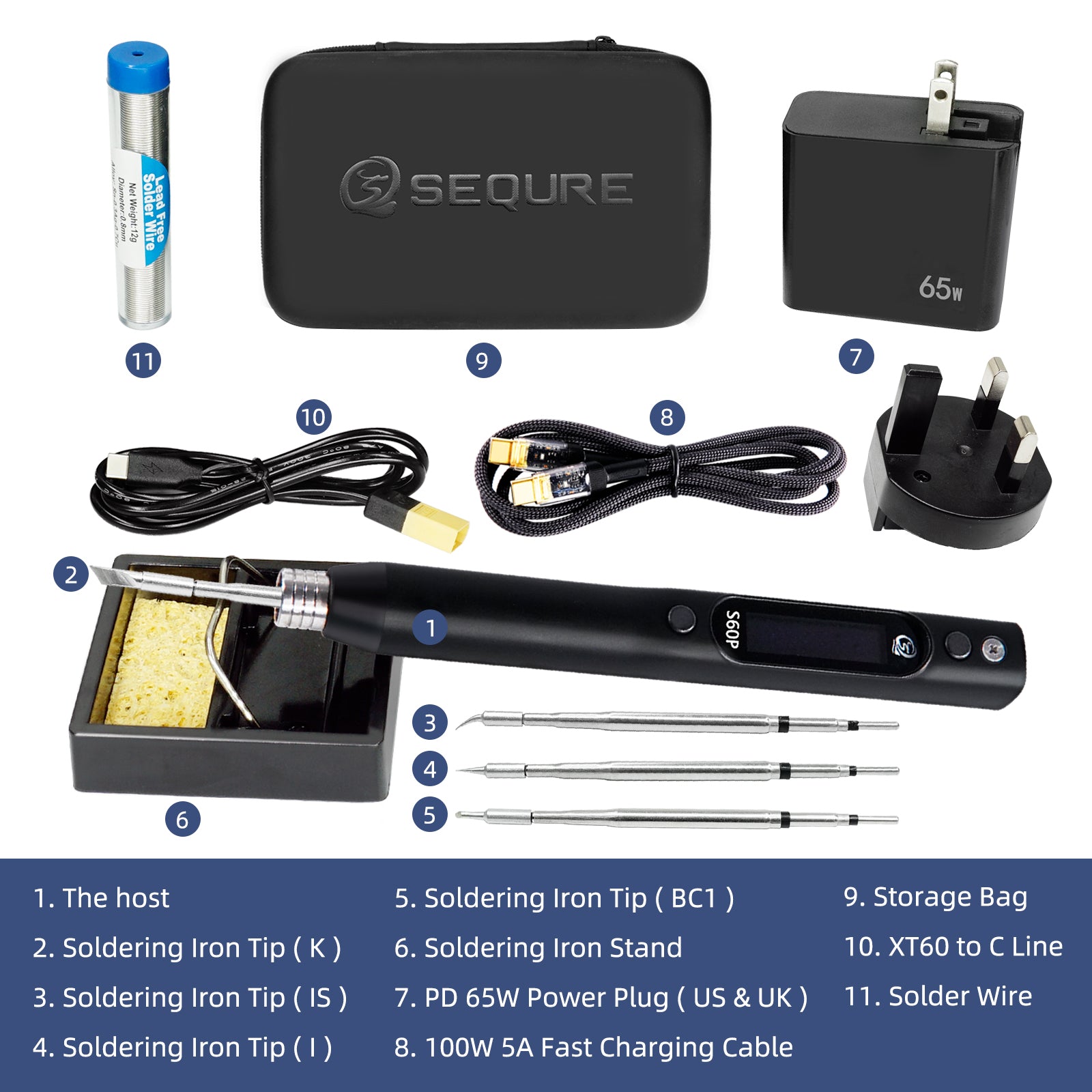 60w soldering iron Kit - 8