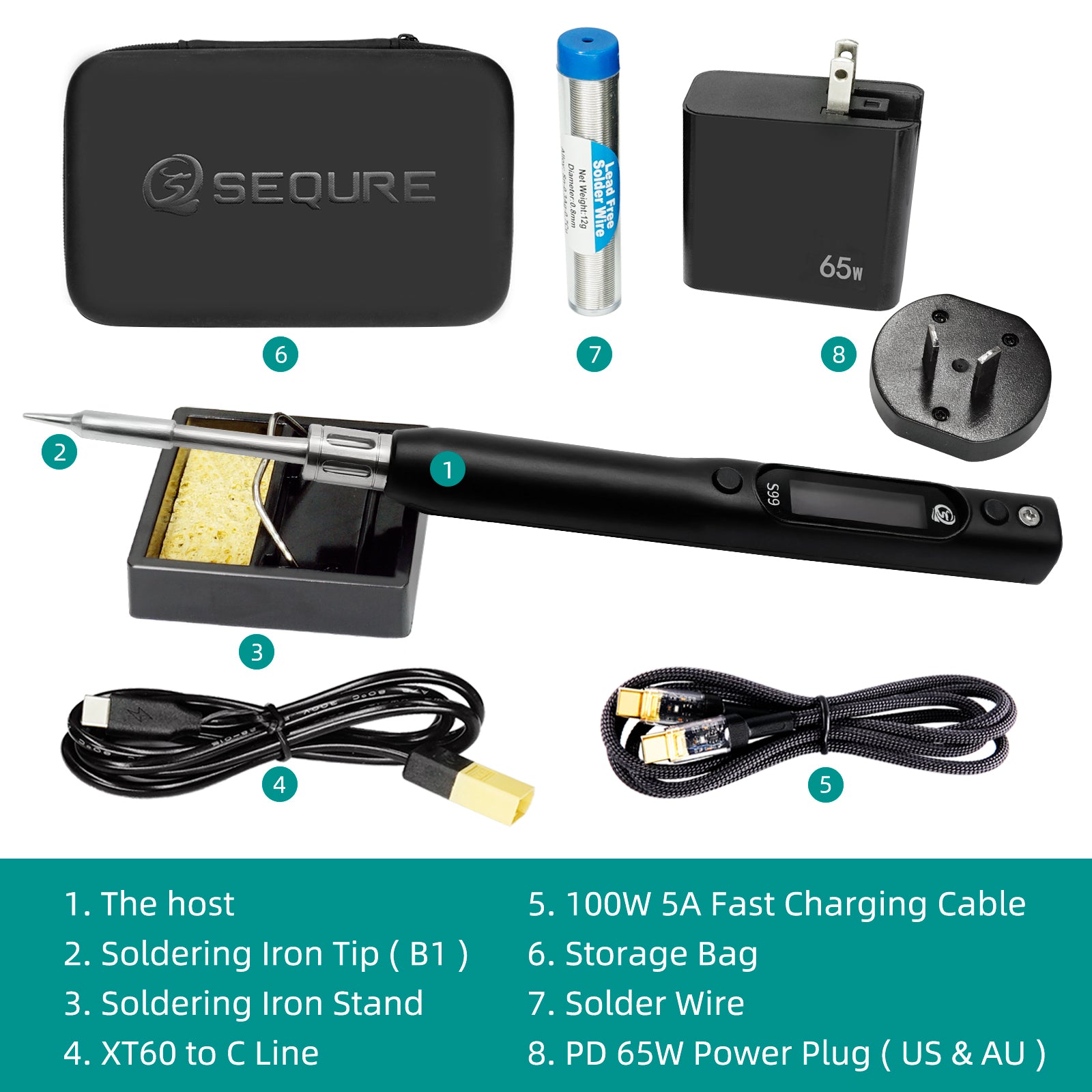 soldering iron kit with B1 TIP