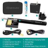 soldering iron kit with UK plug