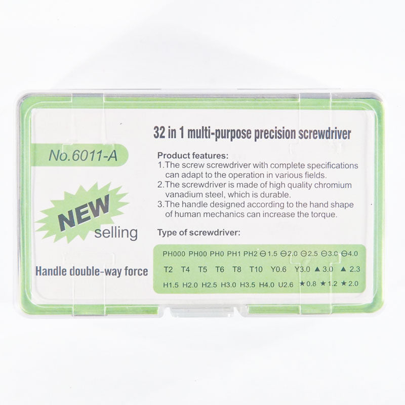 32 in 1 screwdriver set Instruction manual