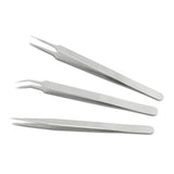 High-Precision Hand-Polished Stainless Steel Ultra-Sharp Anti-Static Tweezers Suitable For Electronic Repair Mobile Phone Flying Wire Welding