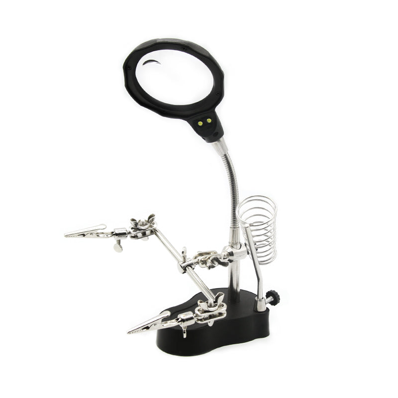 LED soldering iron stand