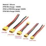 XT60 / XT90 high current silicone wire connector