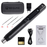 SEQURE S60 Nano Electric Soldering Iron Support PD/QC Power Supply Compatible with C210 Soldering Iron Tips Precision Electronic Mobile Phone Repair Tool Anti-static Soldering Pen