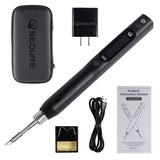 SEQURE S60 Nano Electric Soldering Iron Support PD/QC Power Supply Compatible with C210 Soldering Iron Tips Precision Electronic Mobile Phone Repair Tool Anti-static Soldering Pen