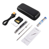 SEQURE SI012 Pro intelligent OLED electric soldering iron with adjustable sensitivity and built-in buzzer for T12/TS soldering iron tips supports PD3.0/QC2.0/DC5525 power supply