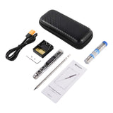 SEQURE SI012 Pro intelligent OLED electric soldering iron with adjustable sensitivity and built-in buzzer for T12/TS soldering iron tips supports PD3.0/QC2.0/DC5525 power supply