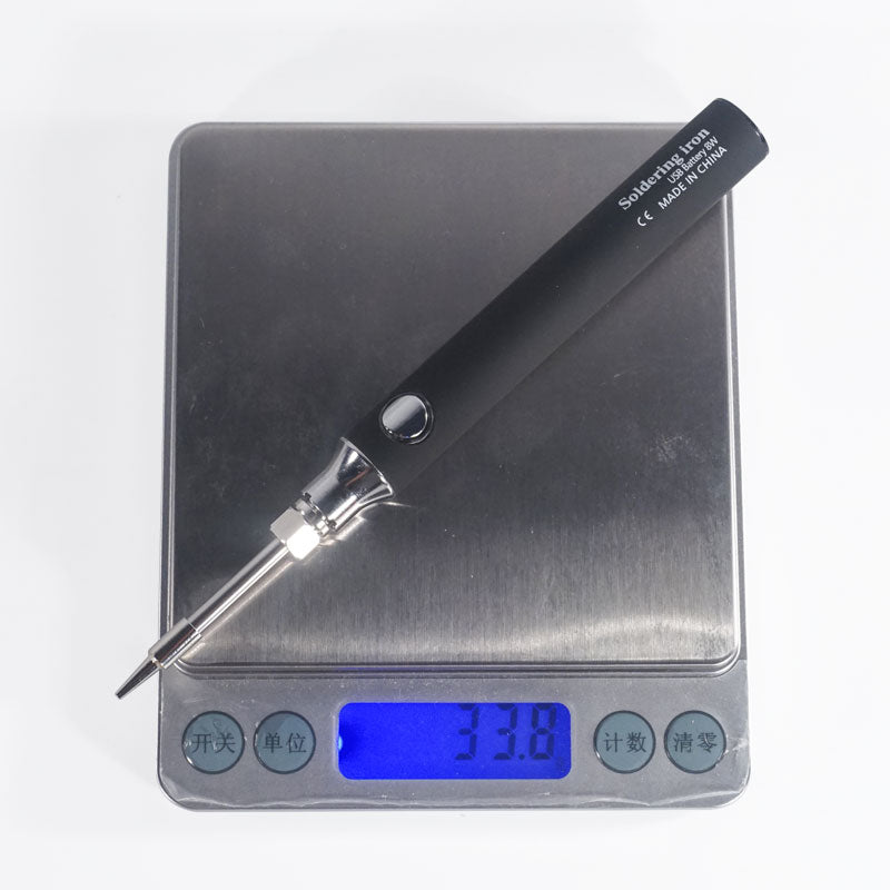 P8 soldering iron Weight view