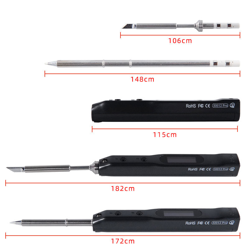 SEQURE SI012 Pro soldering iron size