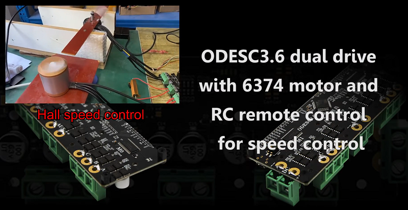 How to Use Sequre ODESC 3.6 to contrl 6374 BLDC Motor
