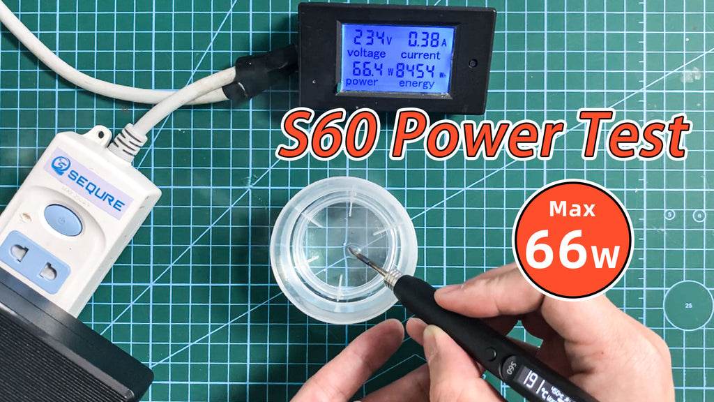 SEQUER S60 Power Test—Maximum Power 66W