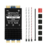 SEQURE SQESC 14200 & 14200M & 14200 Pro Brushless ESC 5-14S Lipo Power Supply 200A AM32/ESCape32/BLHeli_32 Firmware Suitable for Multi-rotor Drones Airplane Models Crop Protection Aircraft Helicopters Model Ships RC Model Cars Surfboards