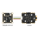 SEQURE H743 V2 & E70 G1 Stack FC ICM42688P 70A 128K ESC 4-8S for Racing Freestyle FPV Racing Drone