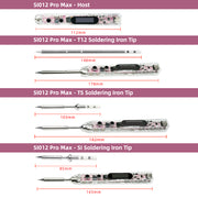 SEQURE SI012 Pro Max Soldering Iron Dimension picture