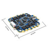 SEQURE Blueson A2 6S 8S 70A ESC with AM32 or BLHeli_32 Firmware 128KHz 4IN1 ESC for FPV Drones Racing and Freestyle