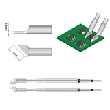 SEQURE HT140 2-IN-1 Hot Tweezers And Soldering Iron Compatible with C210 Soldering Tips And C120 Hot Tweezers Cartridge Tips Desoldering Tips Support PD QC DC Power Supply Desoldering Repair Tool for SMD