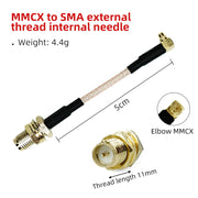MMCX to SMA Cable size