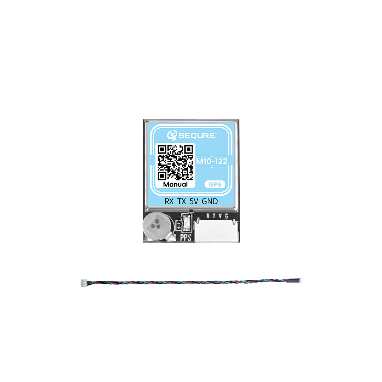 SEQURE M10-122 / M10-182 / M10-182Q / M10-252 / M10-252Q GPS Small Size Fast Positioning Betaflight INVA Ardupilot Fixed-wing Racing Drone FPV Return QMC5883 Compass