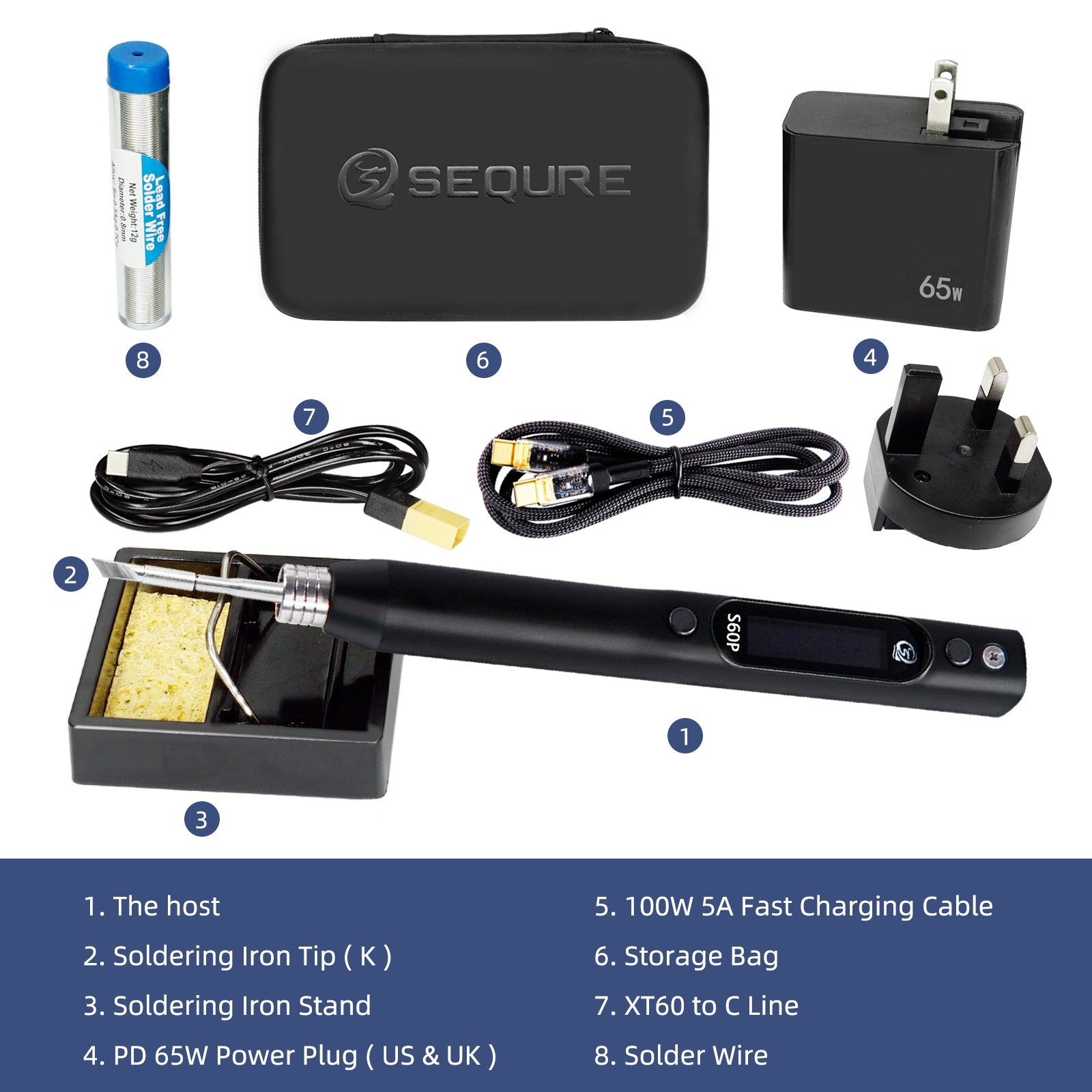 60w soldering iron Kit -6