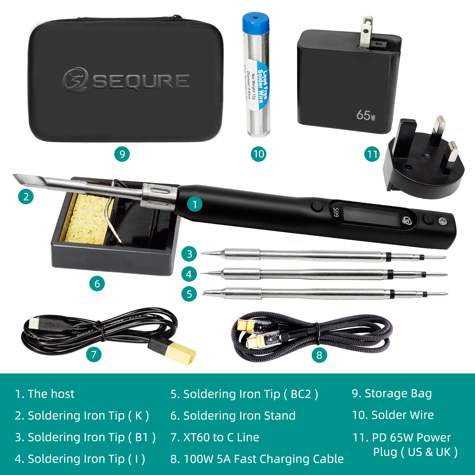 SEQURE S99 Soldering Iron  -1