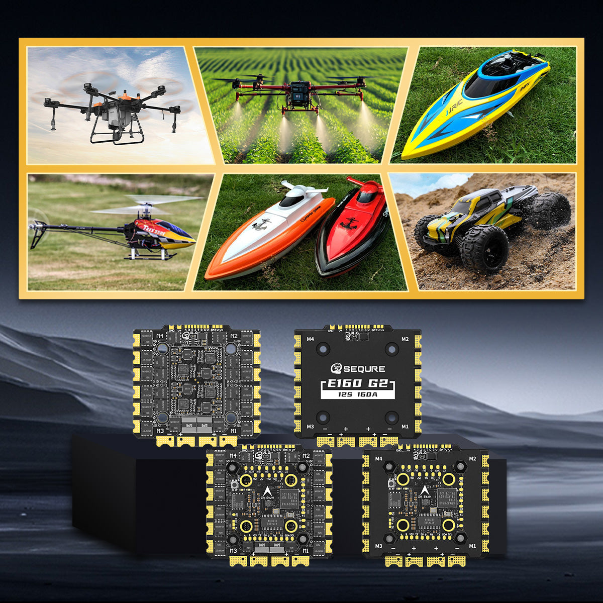 FPV Drones for Sale, ESCs, Motors and DIY Hobby Tools| SEQURE