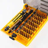 46 in 1 mobile phone watch repair tool combination multi-purpose screwdriver S2 bits screwdriver set