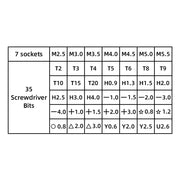 46 in 1 screwdriver set Parameter image