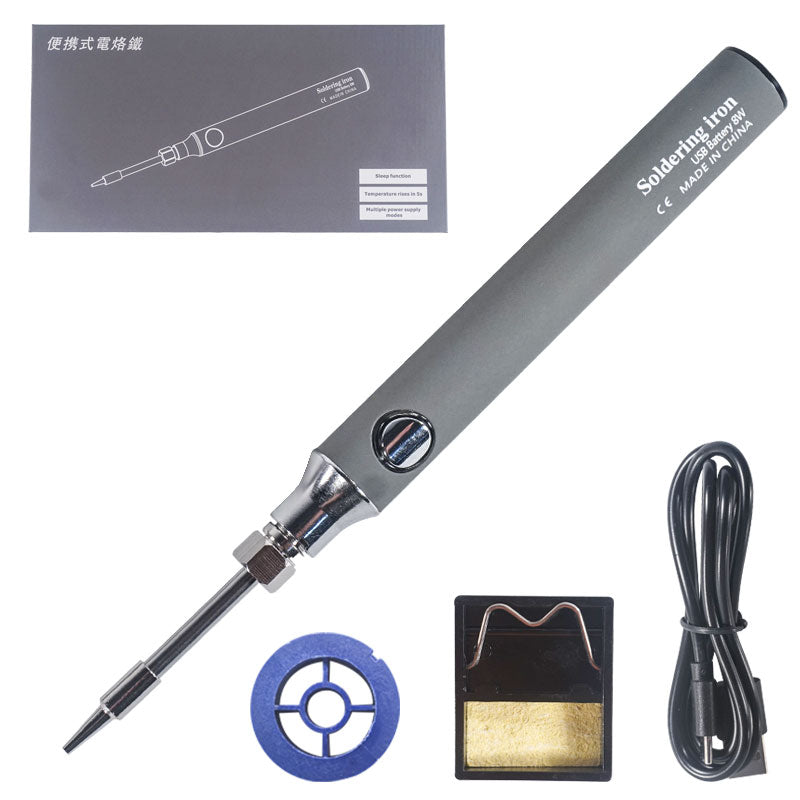 P8 wireless soldering iron USB charging portable built-in lithium battery home outdoor repair tool power 8W