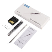 electric soldering iron with adjustable sensitivity
