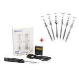 SEQURE SQ-001 OLED Programable Soldering Iron Kit with 6pcs Tips