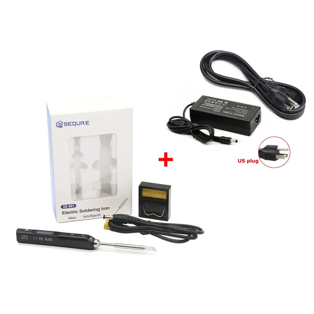 US-PLUG-Black soldering tool