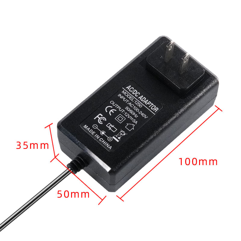 60W power adapter  SIZE